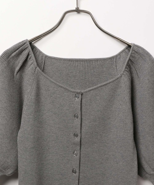 snd-m様 セール】ハートネックニット（半袖） 327079（ニット/セーター