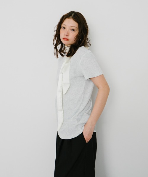 HANNE tシャツ バックオープンサーマルTEE レディース : ZOZOTOWN
