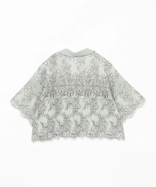 Ray BEAMS ブラウス シャツ コードレース レイヤー レディース