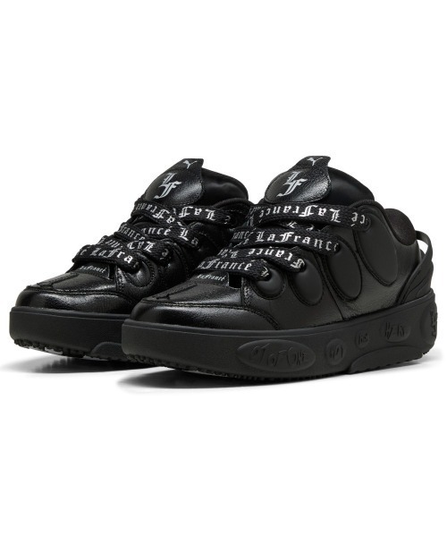PUMA スニーカー LA FRANCE BLACK CHROME（プーマ ラ フランス