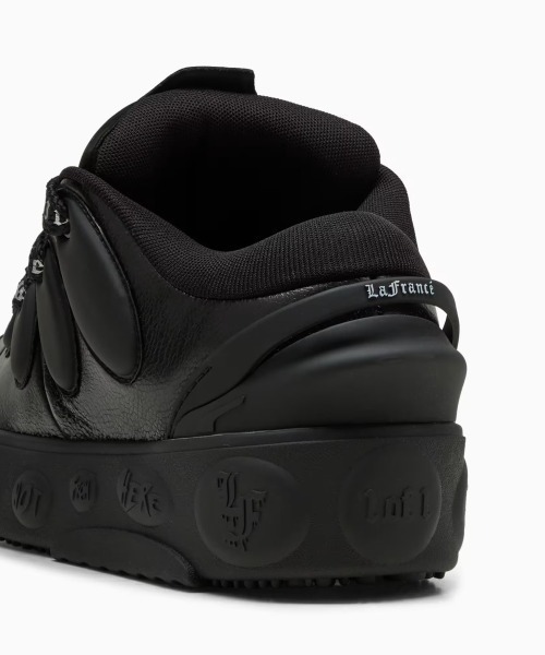PUMA プーマ LA FRANCE ブラック クローム メンズ PUMA スニーカー LA FRANCE BLACK CHROME（プーマ ラ フランス