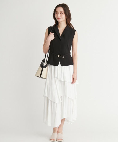 CELFORD ペプラムショートジレ レディース : ZOZOTOWN Yahoo!店