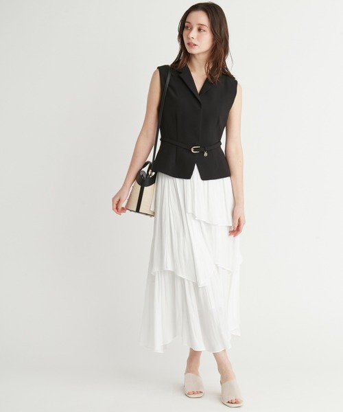 CELFORD ペプラムショートジレ レディース : ZOZOTOWN Yahoo!店