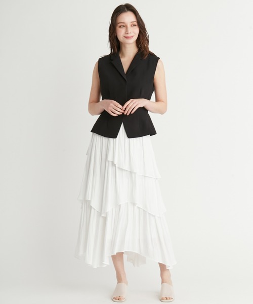 CELFORD ペプラムショートジレ レディース : ZOZOTOWN Yahoo!店