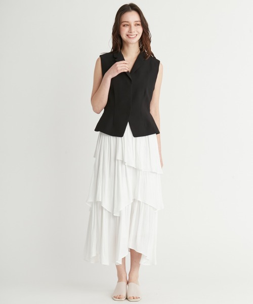 CELFORD ペプラムショートジレ レディース : ZOZOTOWN Yahoo!店