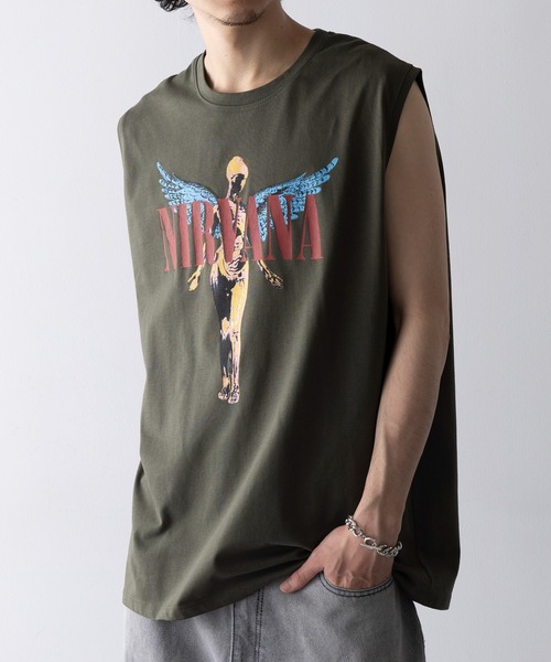 ROCK OFF tシャツ 「ROCK-OFF」NIRVANA / RED HOT CHILI PEPPERS TANK