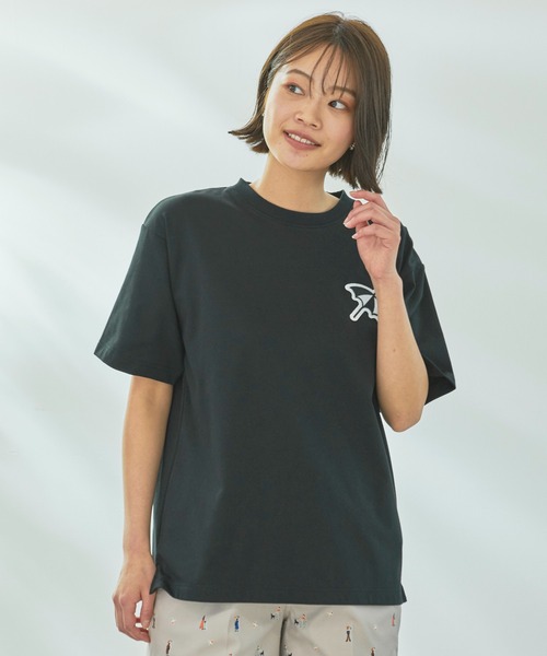 BALLSEY ボールジー Aラインフレア クルーネッ クTシャツ Arnold Palmer（アーノルドパーマー） tシャツ ライトダンボール