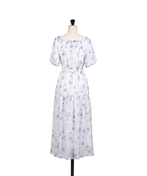 Her lip to ワンピース 半袖 Belle Jardin Chiffon Dress : ZOZOTOWN