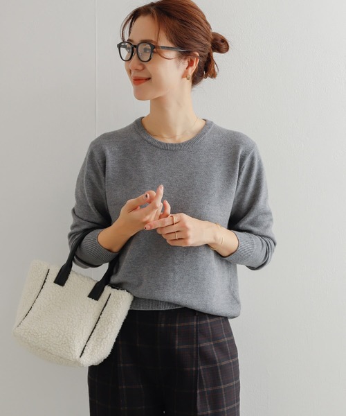 「URBAN RESEARCH DOORS」 長袖ニット MEDIUM グレー レディース