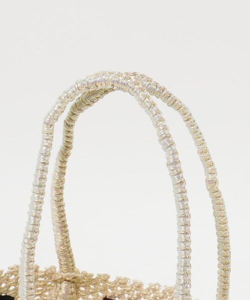 メイ様　かごバック STEVEN ALAN かごバッグ カゴバッグ 「The Bagmati」METALIC