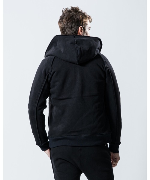 wjk 「wjk」 ジップアップパーカー SMALL トップグレー メンズ