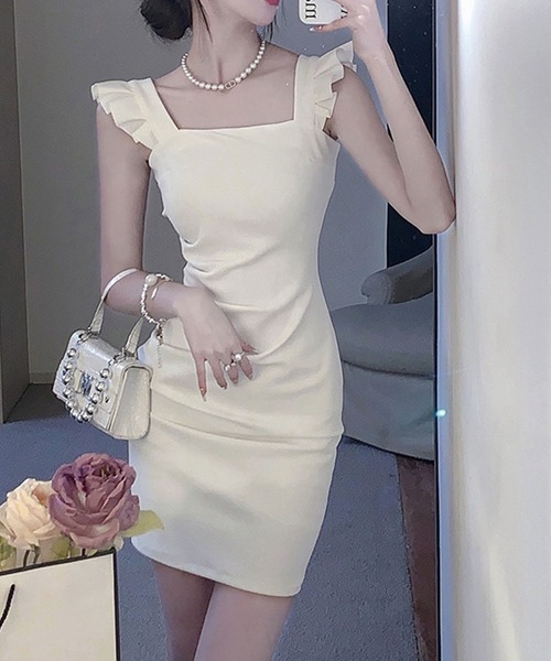 「SPIGA」 ニットワンピース FREE ブラック レディース_画像4