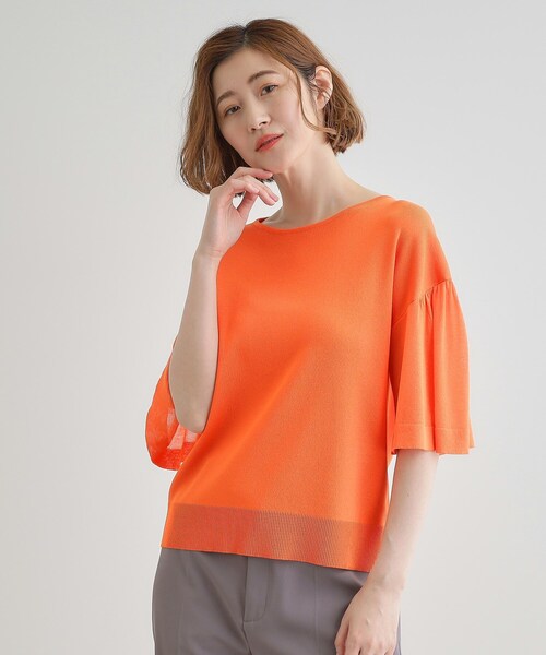 grove（グローブ） uvカット ニット セーター 「嬉しい機能付き 
