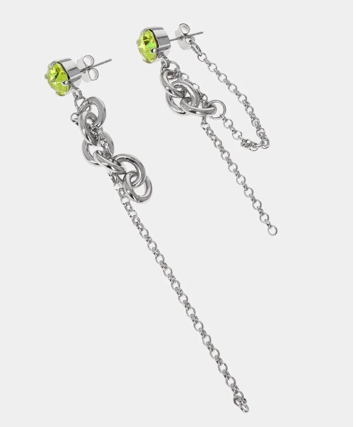 フランス発 ☆Justine Clenquet☆ Maxine ピアス: Acid Green JUSTINE CLENQUET ピアス CLENQUET/ジュスティーヌ・クランケ