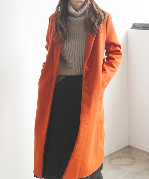 「Futier land」 チェスターコート LARGE グリーン レディース_画像7