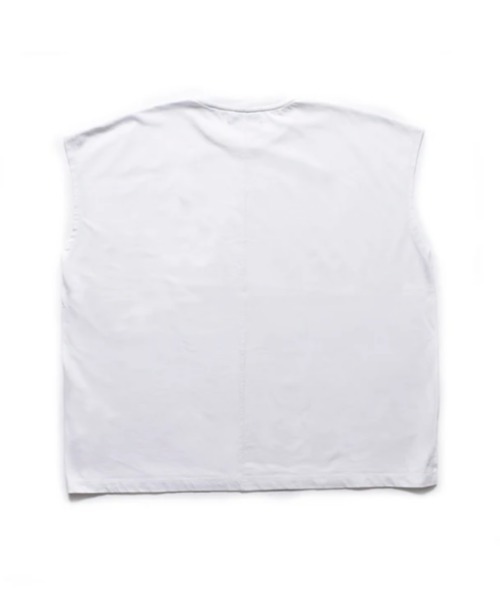 【MINEDENIM】Big Nosleeve T-SH WHT L MINEDENIM（マインデニム）Big Nosleeve T-SH | B'2nd（ビー