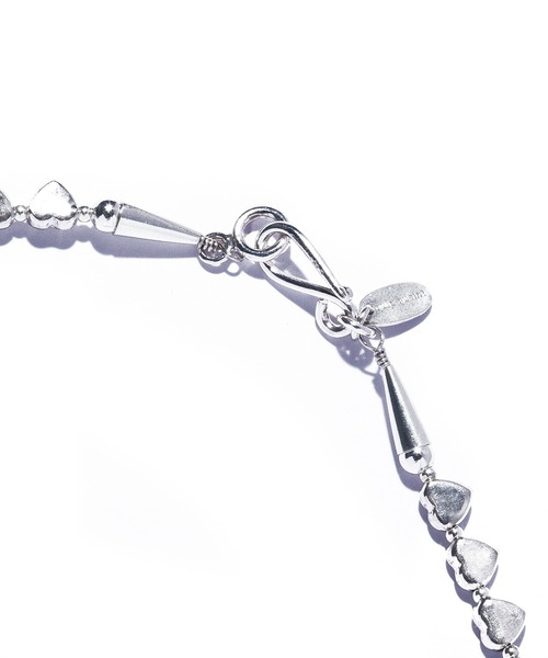 ネックレス 「quip queint」press heart middle necklace/プレス ハート ミドル ネックレス QU187 レディーの画像