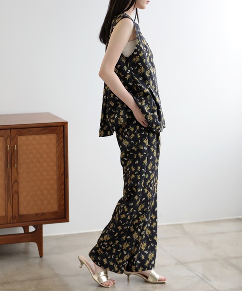 はな SUNFLOWER EIGHT パンツ 花柄パンツ レディース : ZOZOTOWN