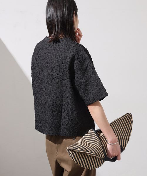 新品未使用JOURNAL STANDARD シャーリングハーフスリーブTシャツ セール 30%OFF】《WEB限定追加3》シャーリングハーフスリーブT
