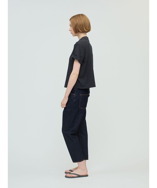 ブラウス シャツ mizuiro ind ロールアップスリーブシャツ レディース mizuiroind ブラウス シャツ mizuiro ind ロールアップスリーブ