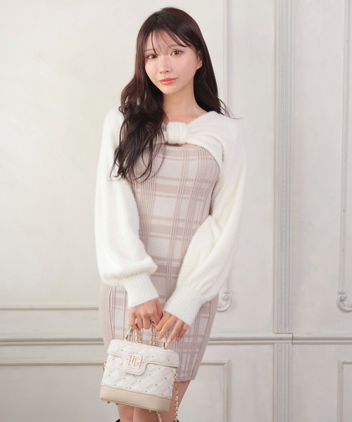 LIP SERVICE（リップサービス） ニットワンピース FREE ブルー