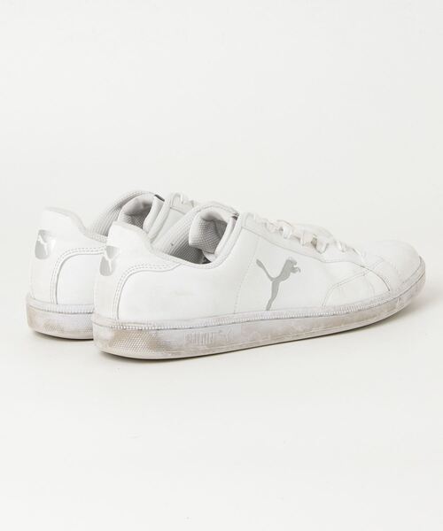 [PUMA] low cut спортивные туфли 29.0cm белый × серебряный мужской 