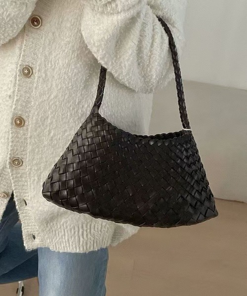 suppli mohh ショルダーバッグ バッグ ワンハンドル台形メッシュ