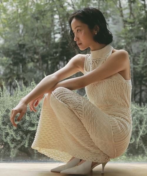 EIMY ISTOIRE（エイミーイストワール） ワンピース クロシェマキシ