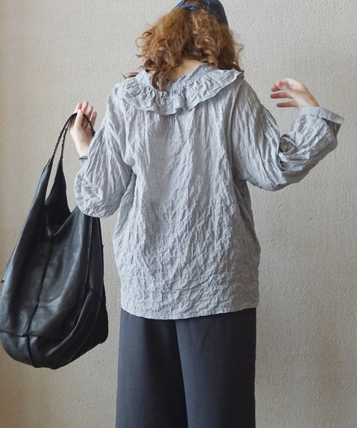 JOURNAL STANDARD LUXE ブラウス シャツ ラッフルフリルプル