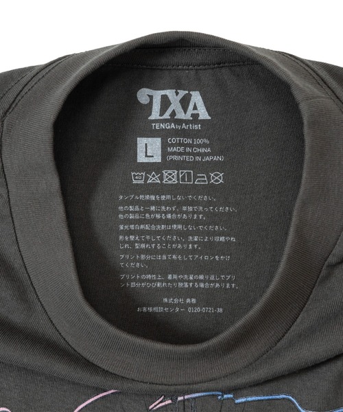 TXA tシャツ 大河紀 S/S T-shirt Smoke Black メンズ レディース