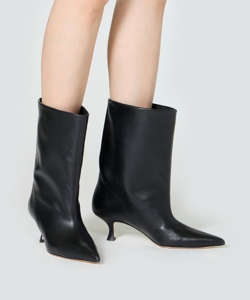 【未使用品】PELLICOブラックロングブーツ PELLICO（ペリーコ） ブーツ METRO ロングブーツ 8.0cm BLACK