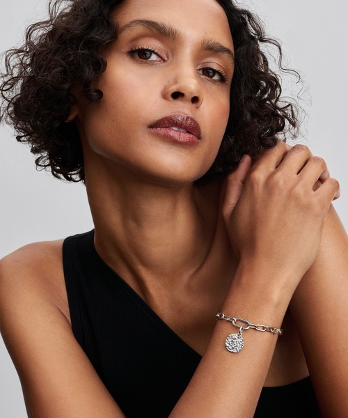 PANDORA（パンドラ） チャーム 桜 メダリオン チャーム レディース