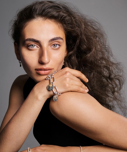 PANDORA（パンドラ） チャーム 桜 メダリオン チャーム レディース