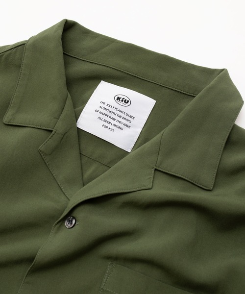 「KiU」 半袖シャツ LARGE ブラック系その他 メンズ_画像3