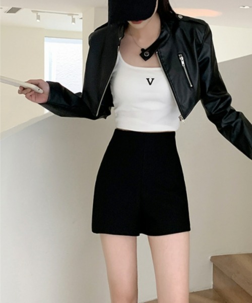 gossip!ロサンゼルス パンツ 「Y2Kガーリー」ハイウエスト厚手スーツ