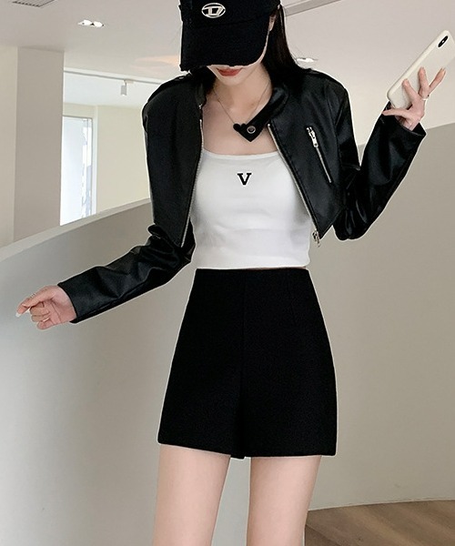 gossip!ロサンゼルス パンツ 「Y2Kガーリー」ハイウエスト厚手スーツ