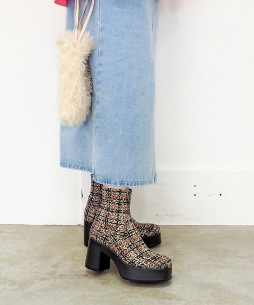 あしながおじさん ブーツ 厚底レトロブーツ 1310275 レディース