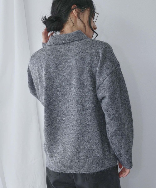 NOBLE 完売品 ポロエリニット Noble（ノーブル）の「ポロエリニット（ニット/セーター）」 - WEAR