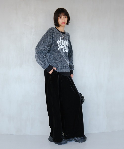 PAGEBOY（ページボーイ） ニット セーター フェザーロゴプルオーバー
