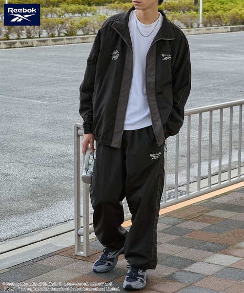 「Reebok」 ナイロンブルゾン M ダークネイビー レディース_画像7