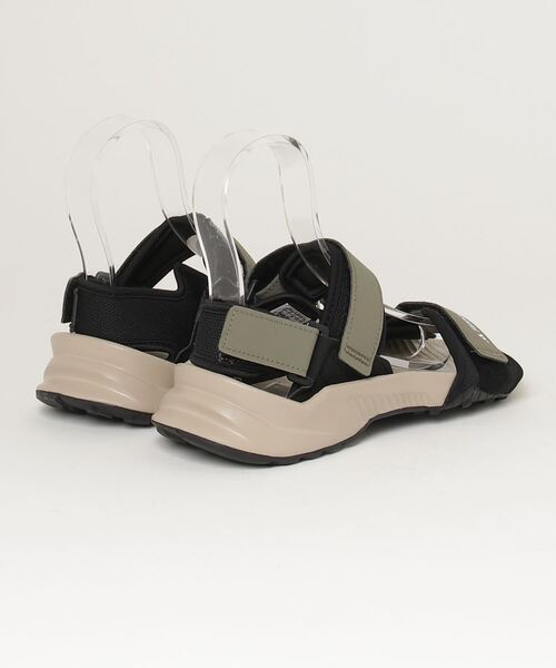 「adidas」 サンダル 24.5cm オリーブ メンズ_画像2