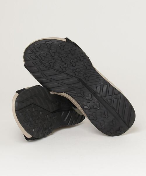 「adidas」 サンダル 24.5cm オリーブ メンズ_画像3