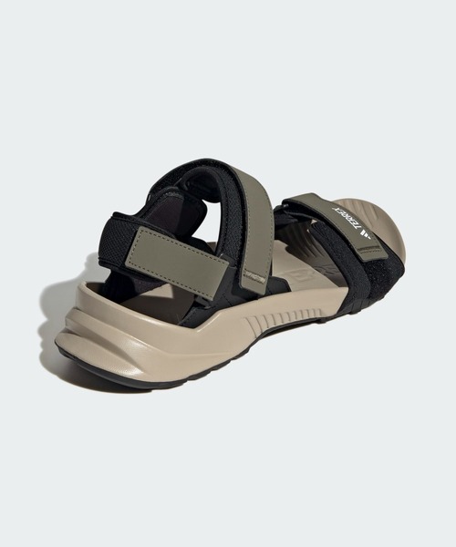 「adidas」 サンダル 24.5cm オリーブ メンズ_画像8