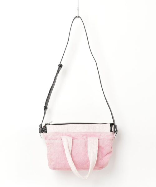 超美品　DIESEL　ディーゼル　1DR　2way　ショルダーバック　ピンク DIESEL（ディーゼル） 1DR XS 2WAY ファーデザイン ショルダーバッグ