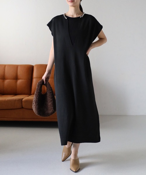 「sakishimatokyo」 ノースリーブワンピース FREE グレー レディース_画像2