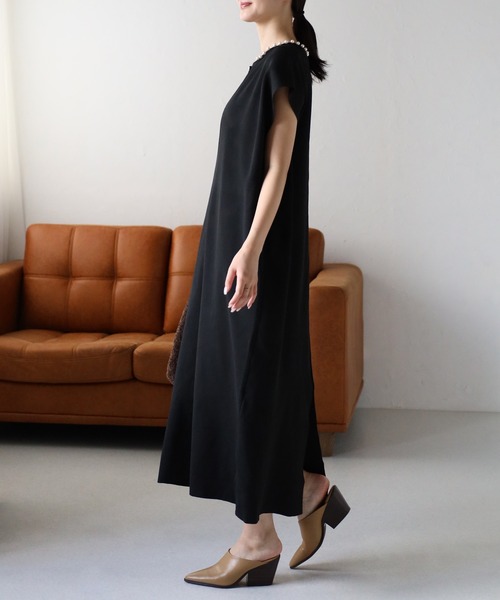 「sakishimatokyo」 ノースリーブワンピース FREE グレー レディース_画像4