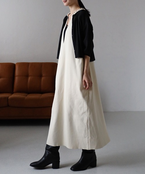 「sakishimatokyo」 ノースリーブワンピース FREE グレー レディース_画像9