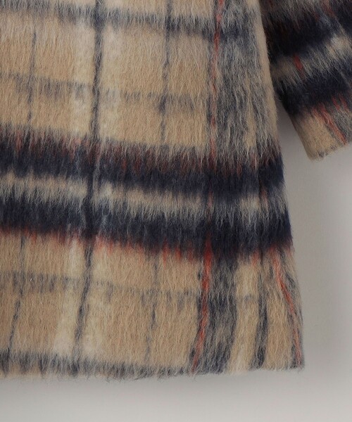 SHIPS KIDS シャギー チェック コート 110 SHIPS（シップス） コート アウター SHIPS KIDS:100〜130cm / シャギー