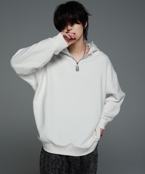 ADRER（アドラー） プルオーバーパーカー SMALL ホワイト メンズ