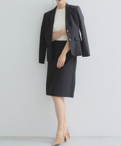 「RIRIYANO」 セットアップ 11号 ネイビー レディース_画像3